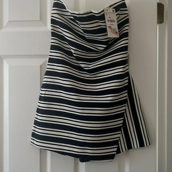 Zara striped skort romper - Picture 2 of 4